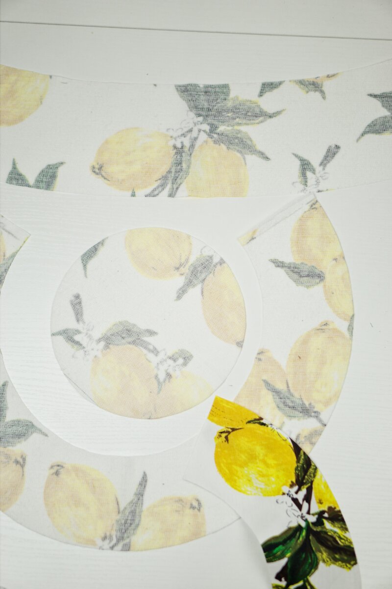 Часть деталей дублирую флизелином:  тулью, донышко, верхние поля.