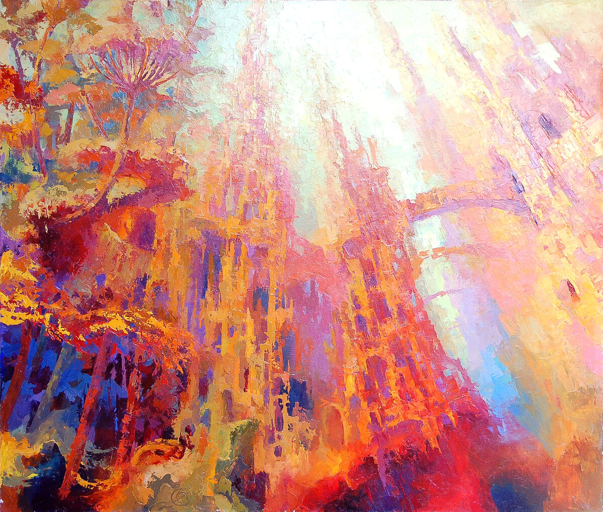 «Castle of an ant» 2016, 60 X 70 cm, oil on canvas, Artist Gadelshin Azat. Замок муравья картина которую Азат Гадельшин писал множество раз это один из новых ее вариантов.