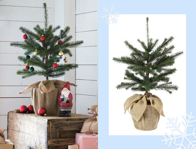 Искусственное растение в горшке, рождественская елка, 19 см, 2 499 руб.