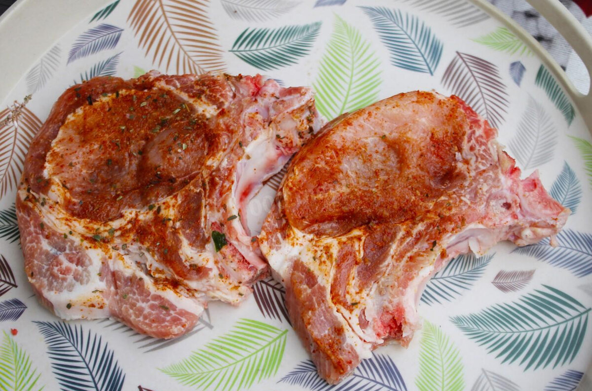 Свиная корейка на мангале – пошаговый рецепт приготовления с фото