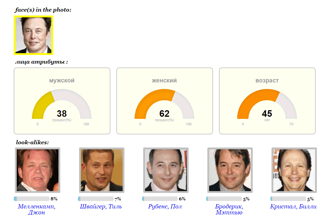 Найти двойника без фото