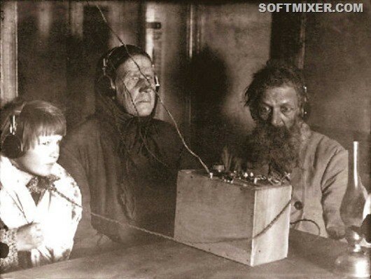 До прокладки кабеля так слушали радио в сёлах и хуторах.