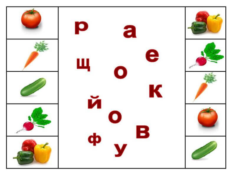 Игра на тему “Дифференциация овощей и фруктов для детей старшей группы” |  Логопедический центр Говоруня | Дзен