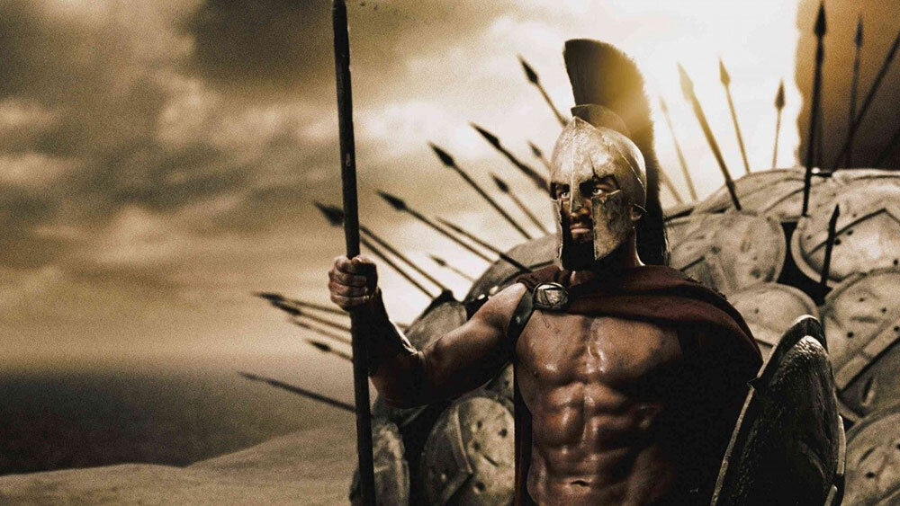 Кадр из фильма "300 спартанцев" 2006