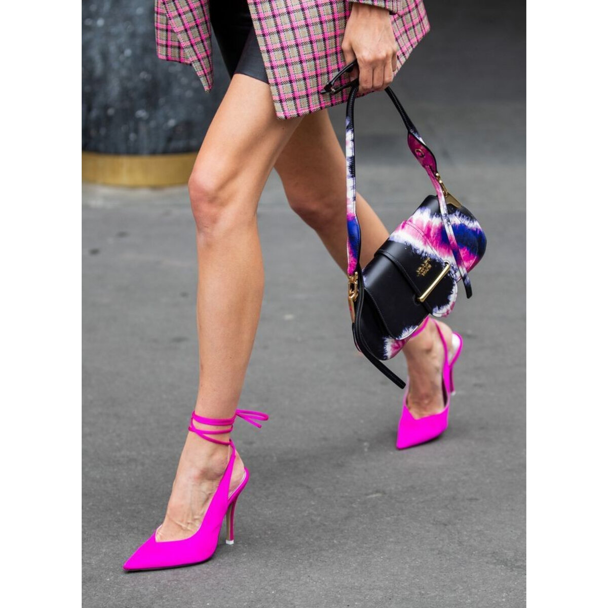Образы с розовыми туфлями