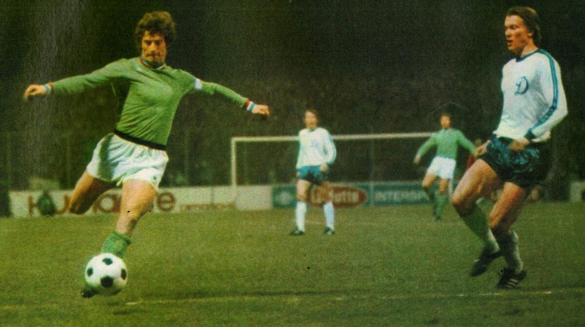 Ответный матч 1/4 Кубка Чемпионов -1976 года. Сент-Этьен - Динамо Киев