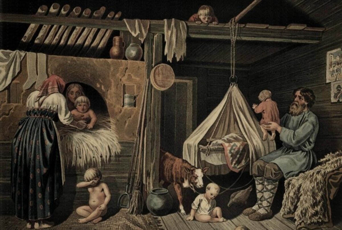 Роды в печи. 