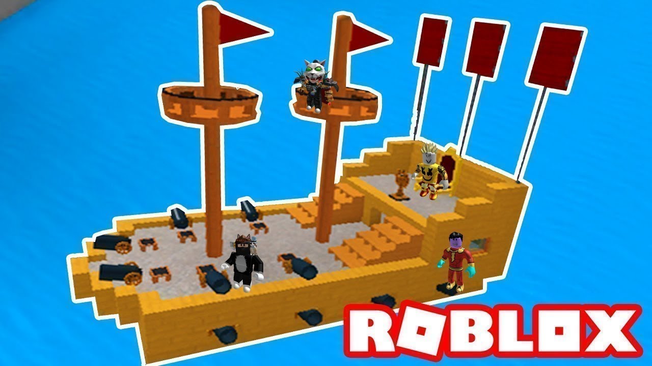 Roblox Построй корабль и найди сокровище