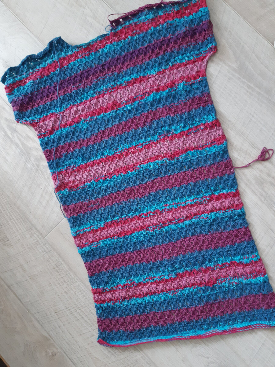 Перед туники из Alize Cotton 