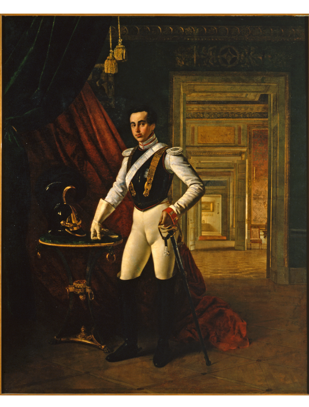 Портрет графа Дмитрия Николаевича Шереметева. Художник О. А. Кипренский. Россия, Санкт-Петербург. Около 1824 г.