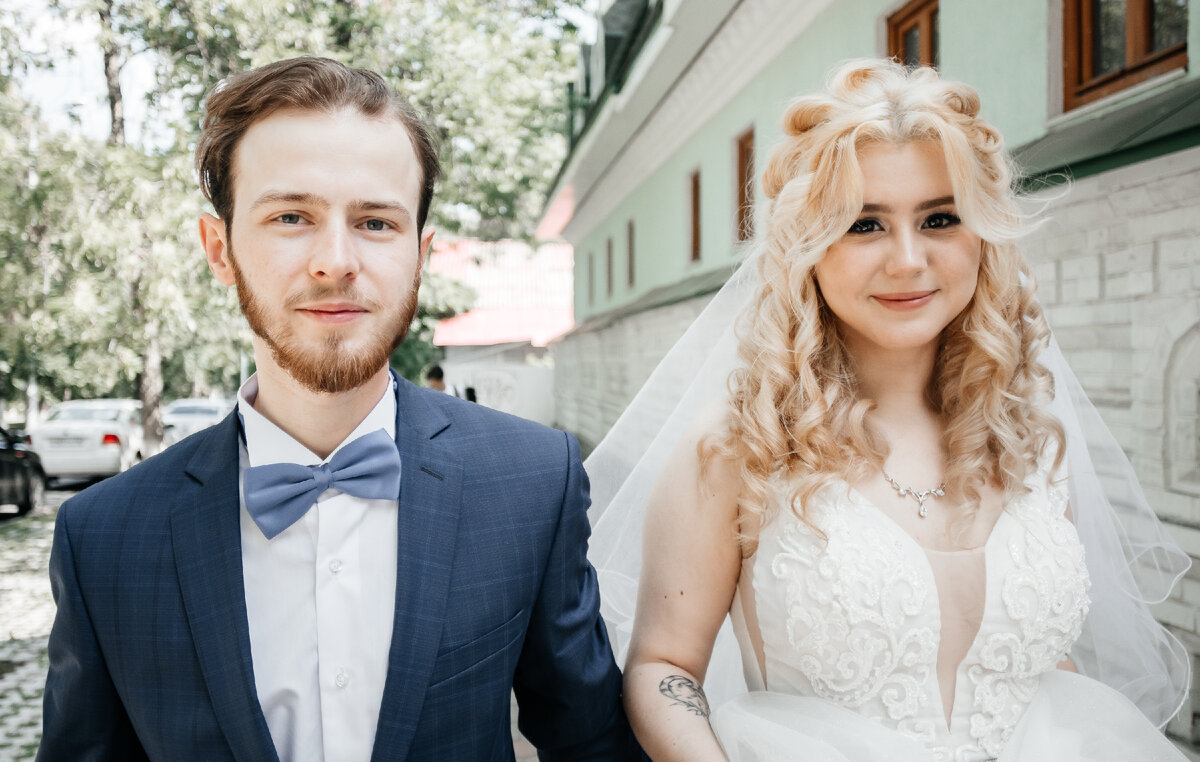 Молодожёны Елена и Рушат, Уфа, 2022