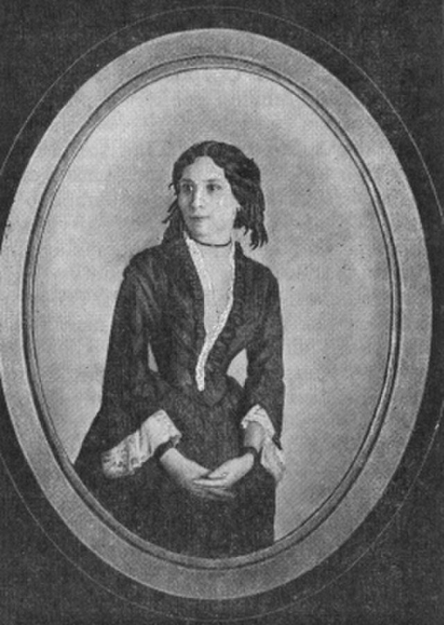 Елена Александровна Денисьева, 1850. Wikimedia Commons  