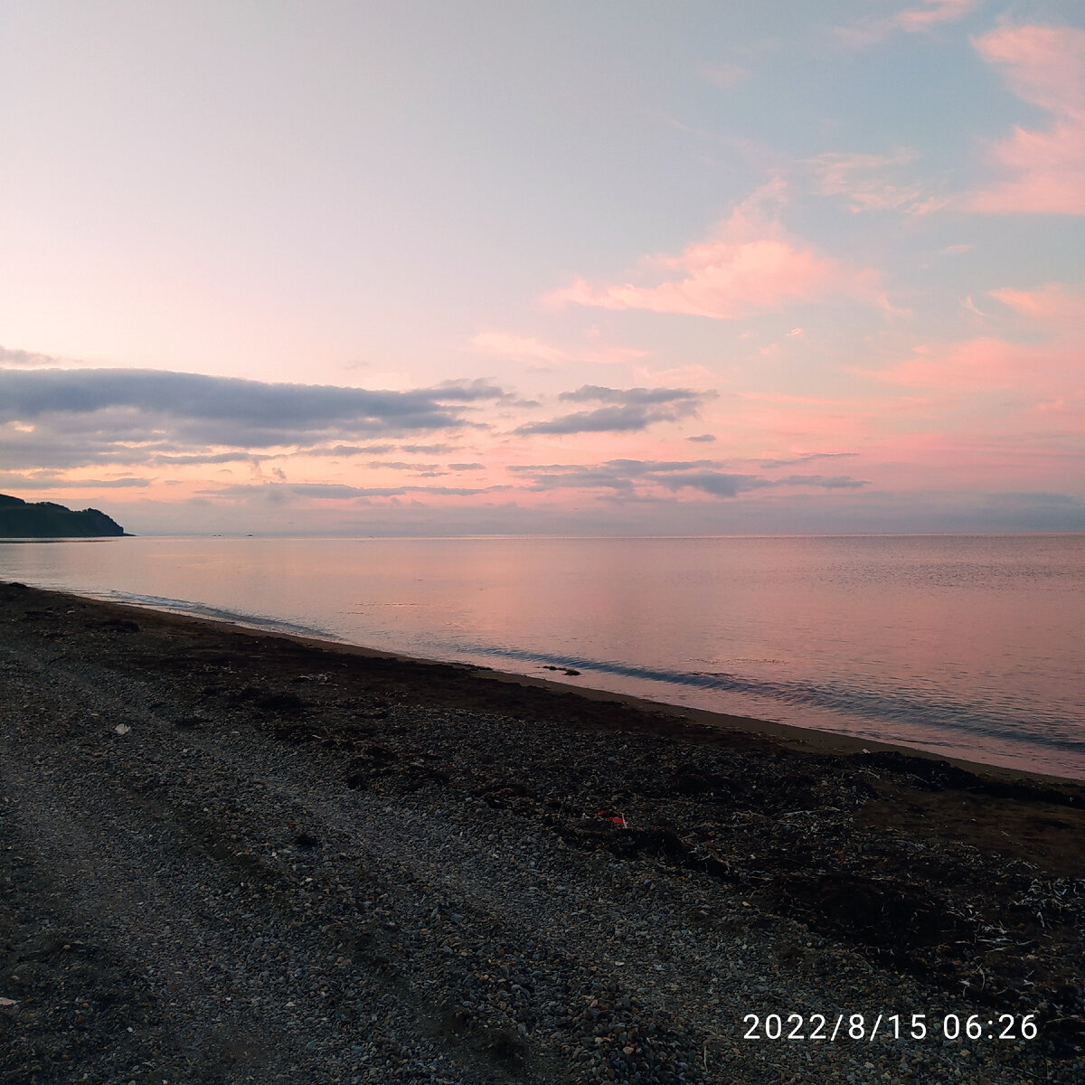 Море очень спокойное