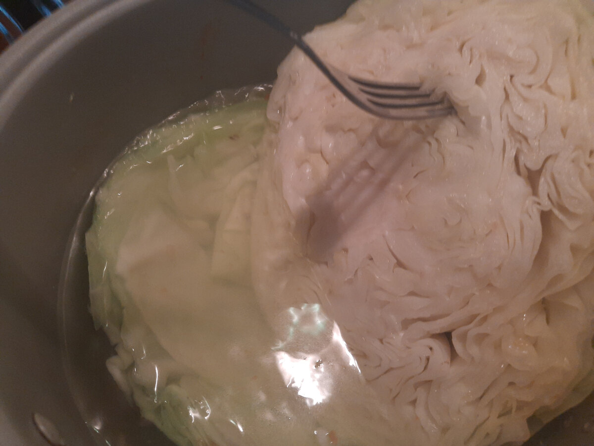 капуста в кипятке