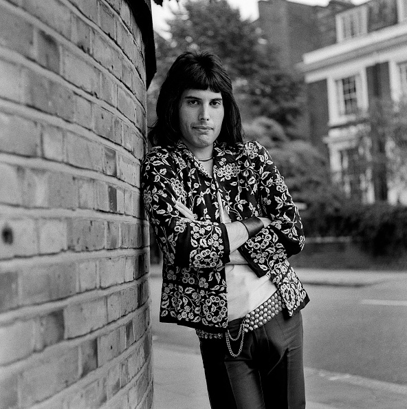 Freddie Mercury photographed by George Wilkes on August 1, 1973