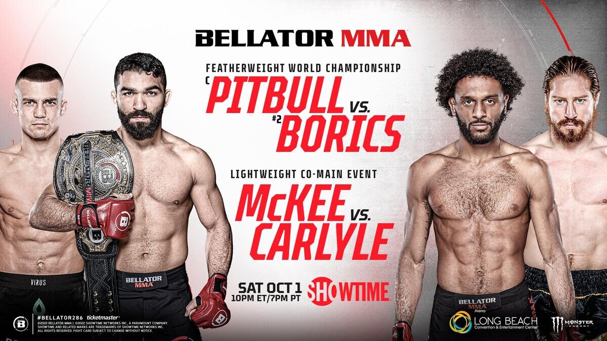    Афиша турнира Bellator 286© Bellator ММА