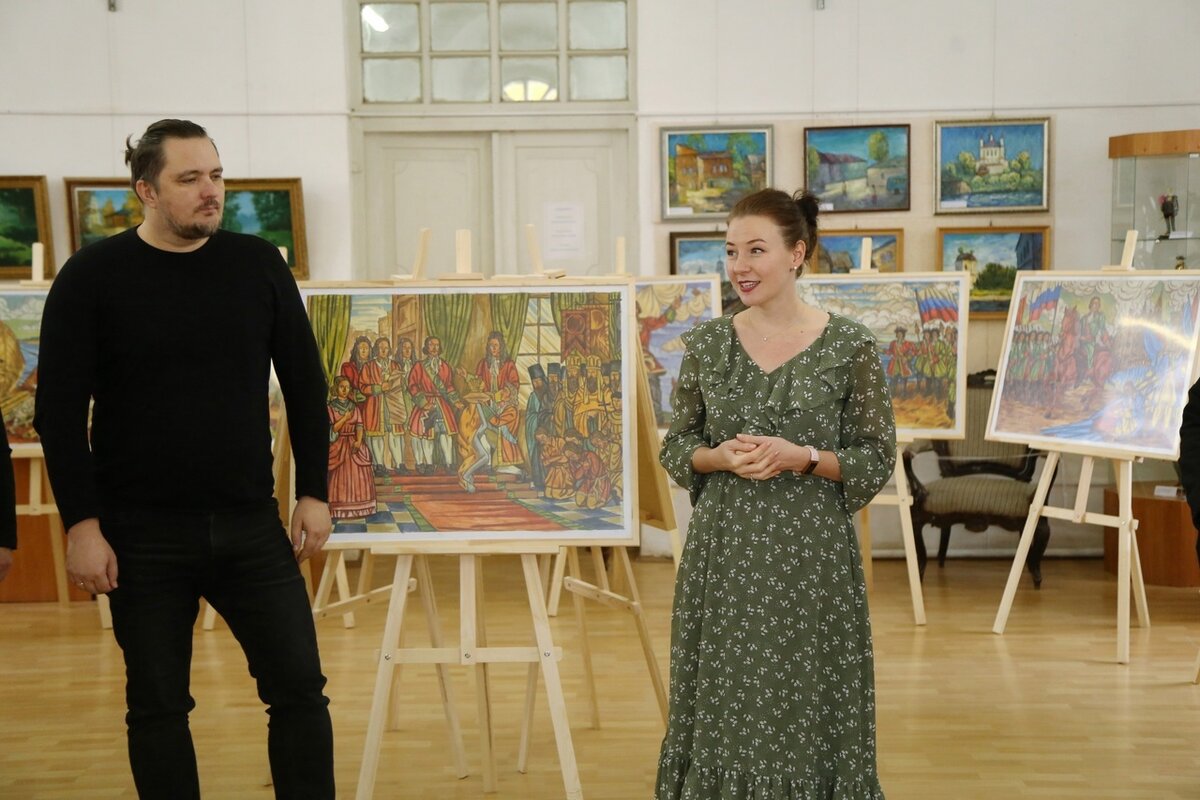 Открытие выставки «Петр I. Великие преобразования»