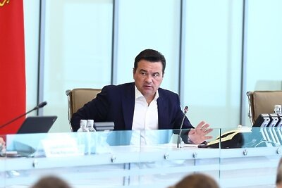    Совещание Губернатора Московской области Андрея Воробьева с руководящим составом правительства Московской области и главами городских округов © Антон Чернов, «Подмосковье Сегодня»