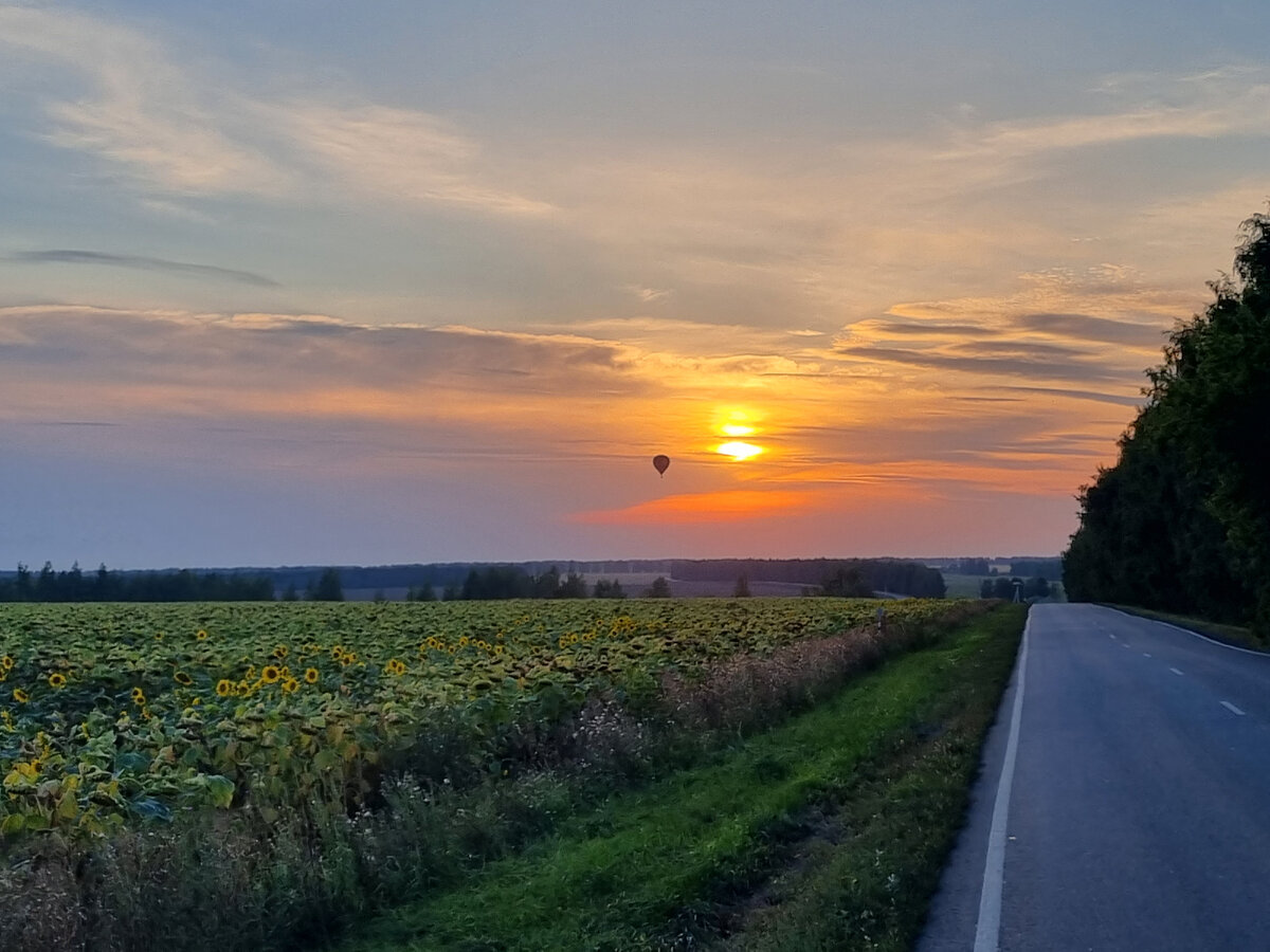 Любители полетов на воздушных шарах в Липецкой области