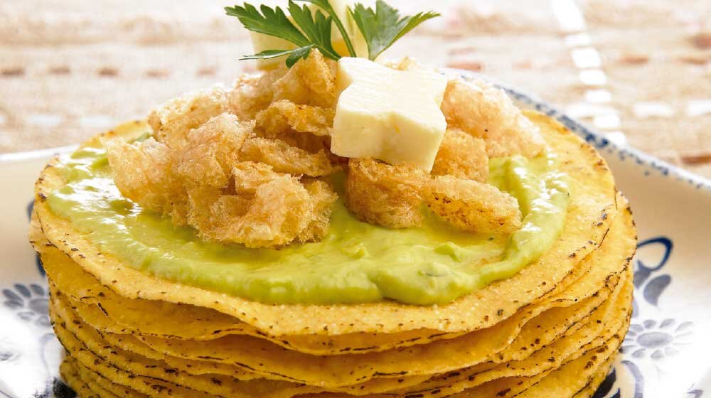 Гуакамоле с чичарроном. Изображение взято из свободного источника