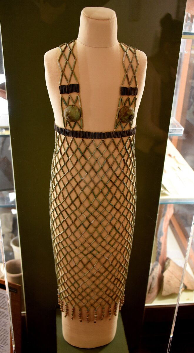 Египетское платье в сетку