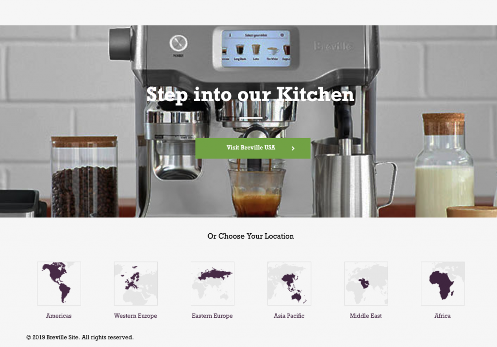 сайт Breville.com