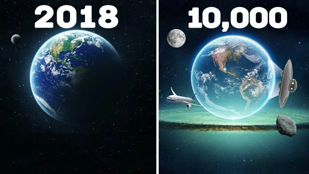 Через тысячу. Земля через 1000 лет. Планета земля будущее 10000 год. Наша Планета через 100 лет. 10 000 Год будущее