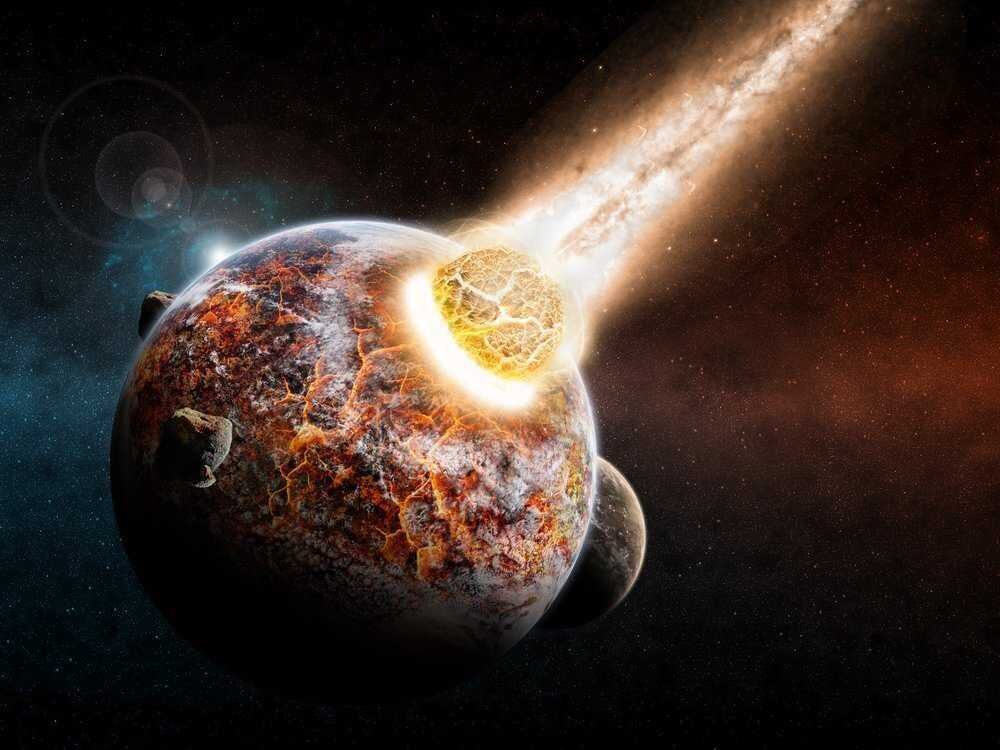 На этом рисунке НАСА изображены орбиты Земли, Луны и астероида 2020 GH2 во время его пролета Земли 15 апреля 2020 года