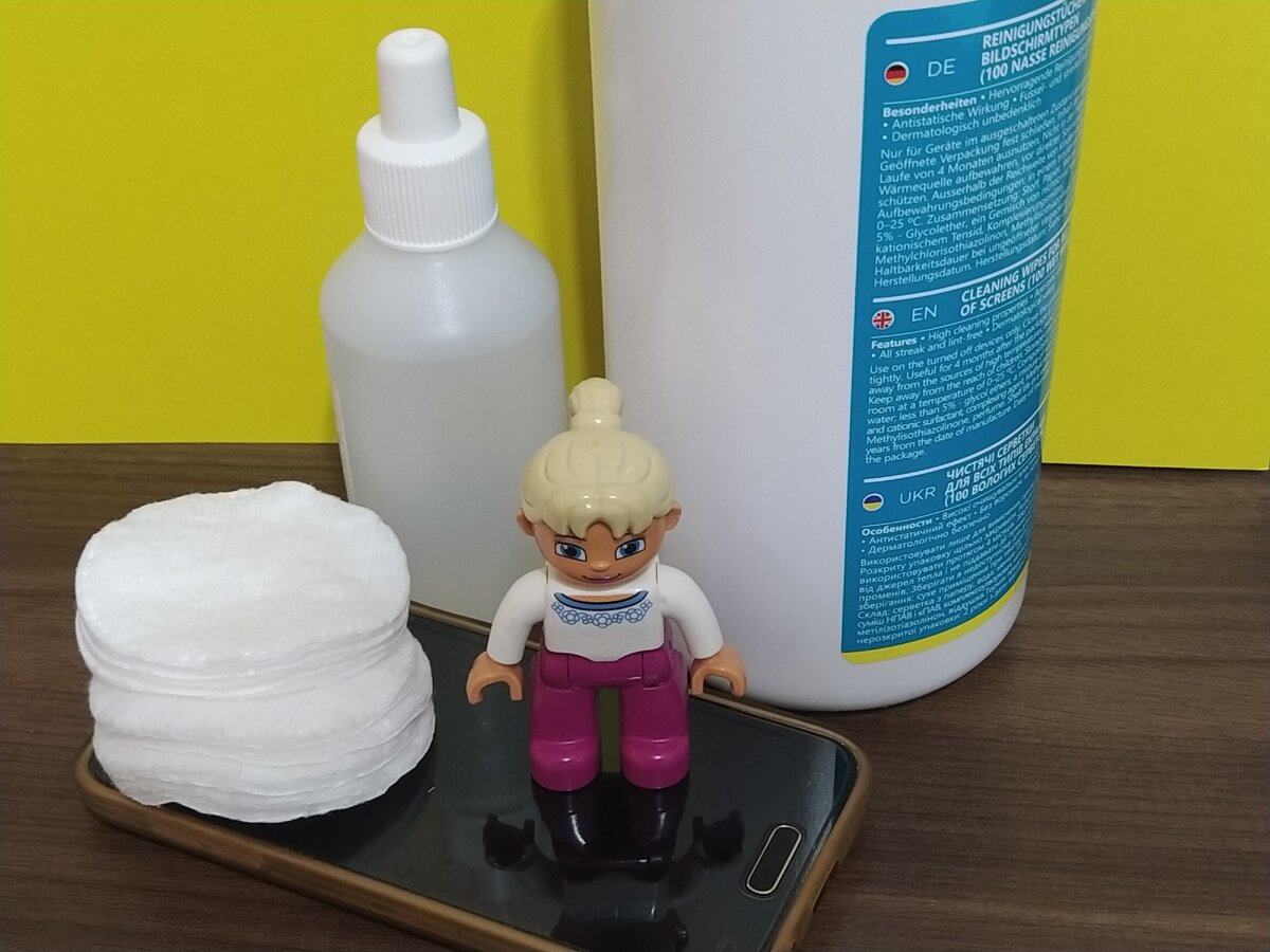 Хлоргексидин и спиртовые салфетки - не лучшее решение для смартфона