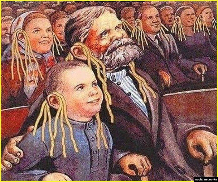 Счастливые лапшеносцы