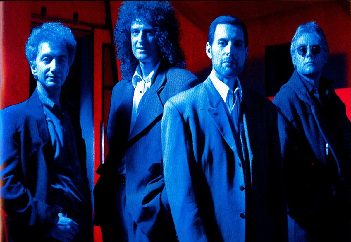 Группа Queen в 1990-м году.