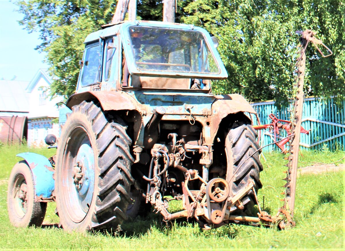 МТЗ-80 с сегментной косилкой