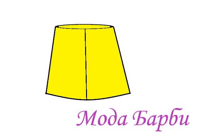 Юбка из клиньев