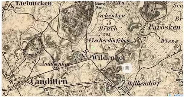 Имение на картах Вермахта