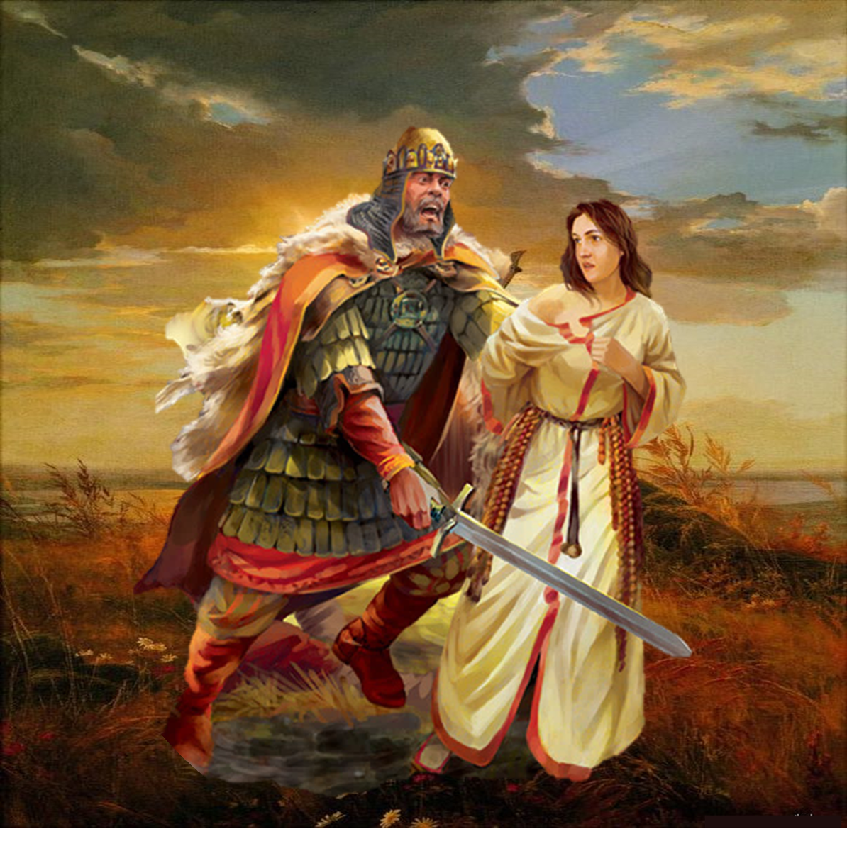 Былинные герои. Иван Годинович богатырь. Данило Ловчанин богатырь. Иван Годинович Былина. Иван Годинович и Настасья Былина