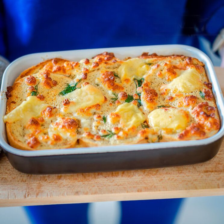 Хлебная запеканка