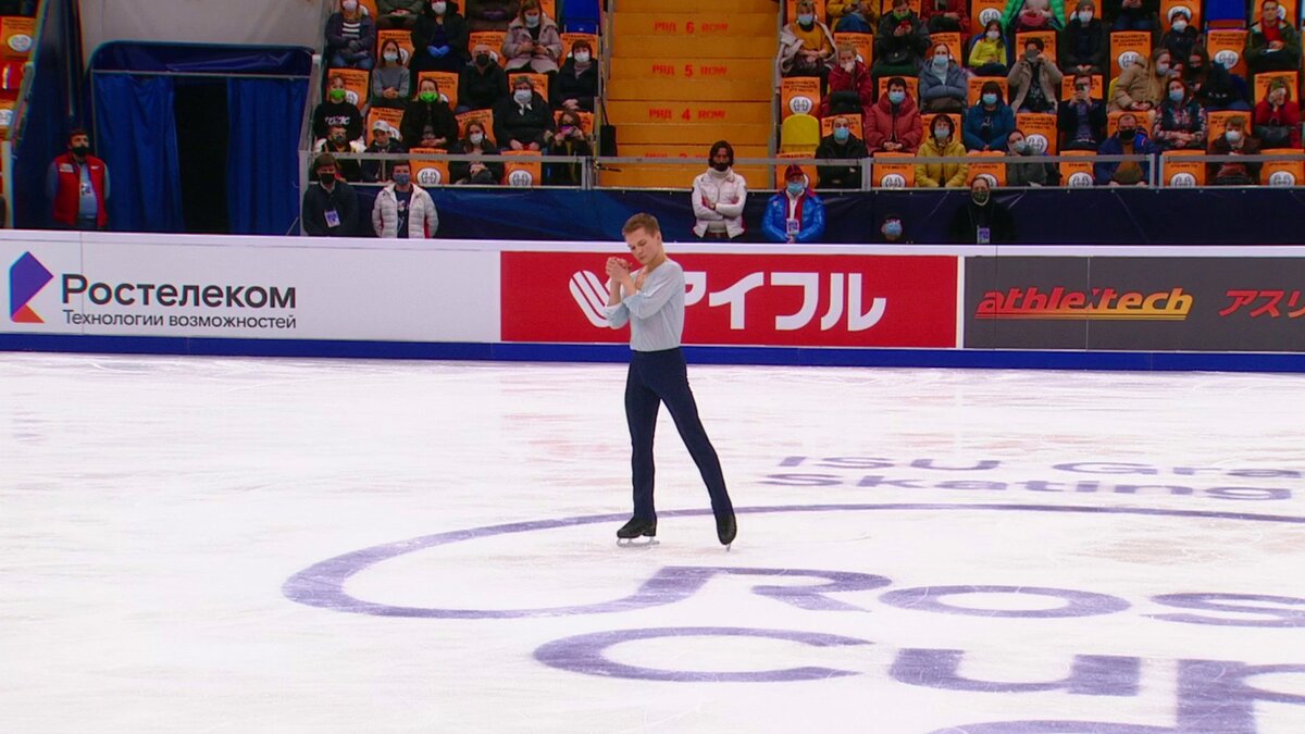 Михаил Коляда. Произвольная программа. Мужчины. Rostelecom Cup. Гран-при по фигурному катанию 2020/21