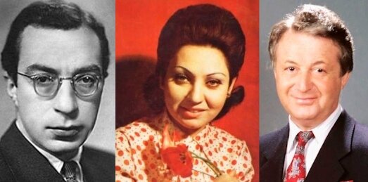  Самсон Самсонов, Аида Ведищева и Лион Измайлов
