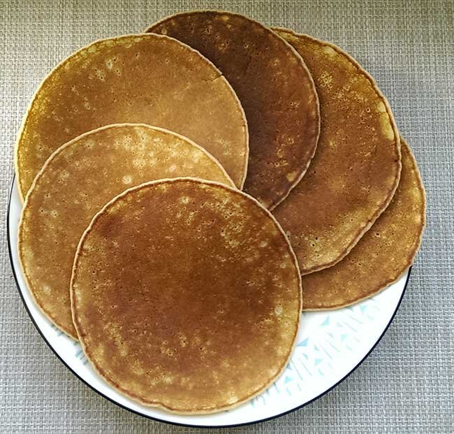 Рисовые панкейки диетические. Фото автора.