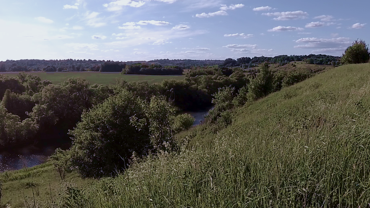 Начало маршрута. июль 2018