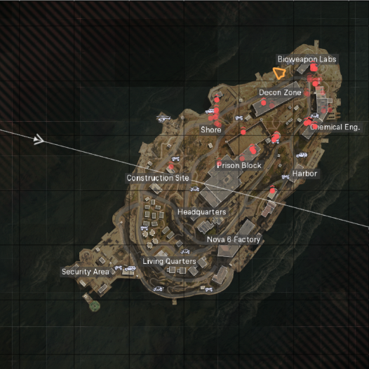 Карта острова Возрождения