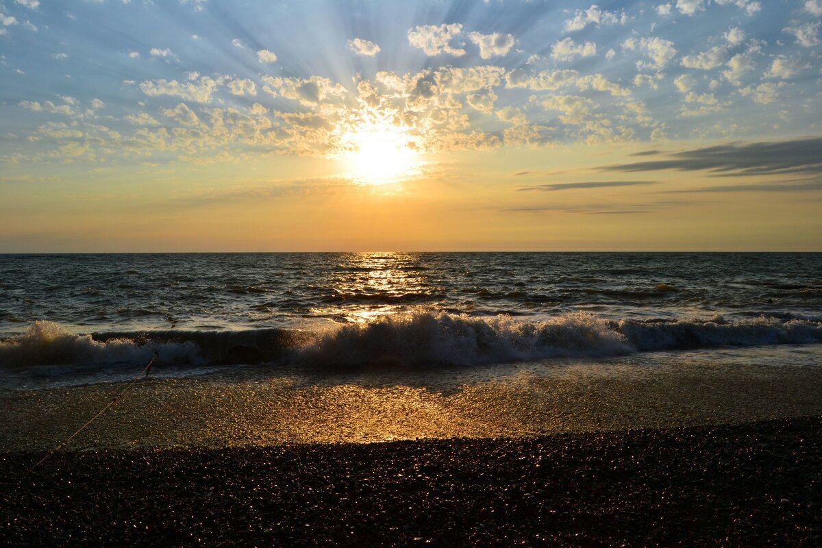 Красивое черное море картинки