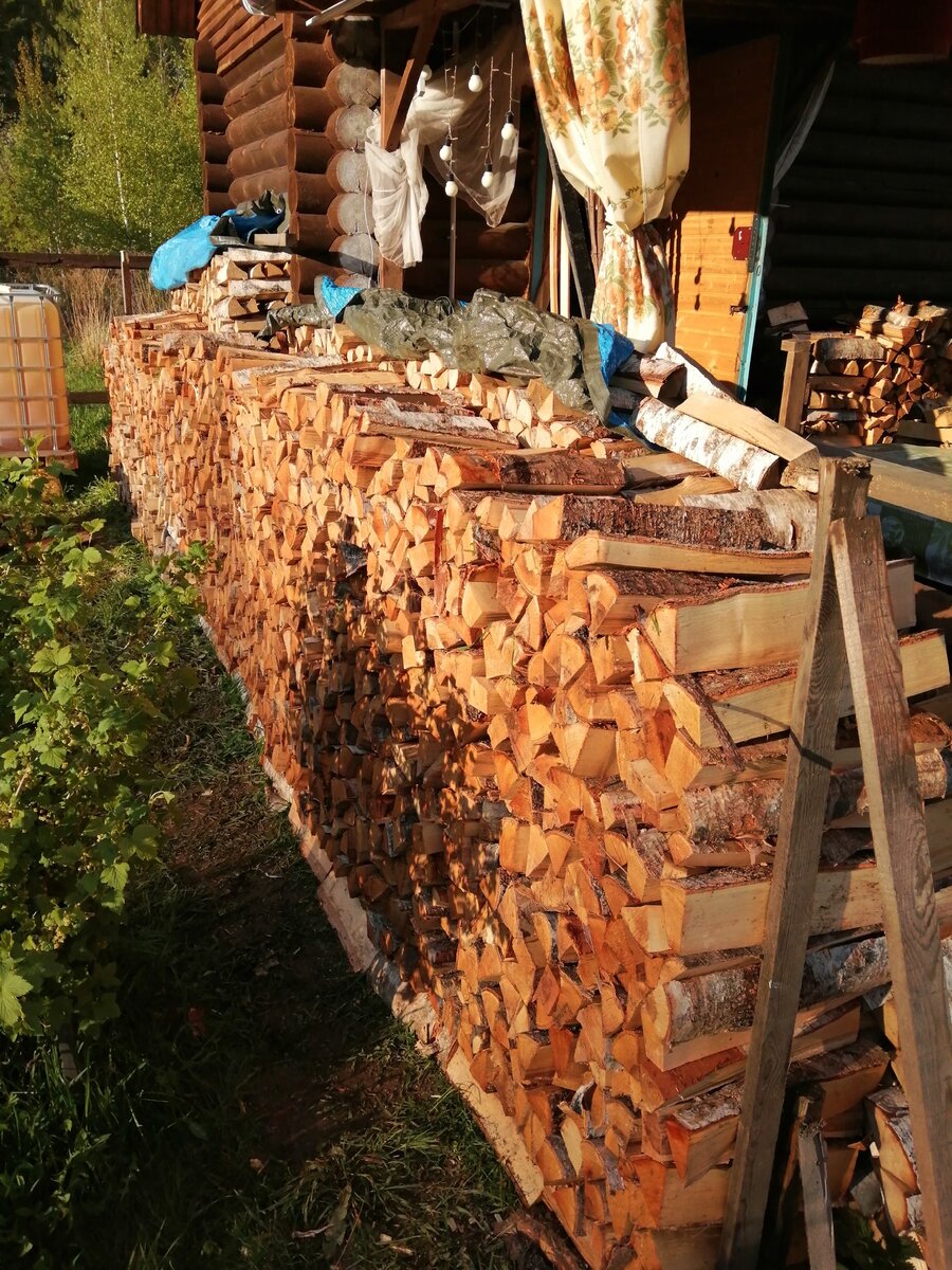 куб дров как выглядит колотых