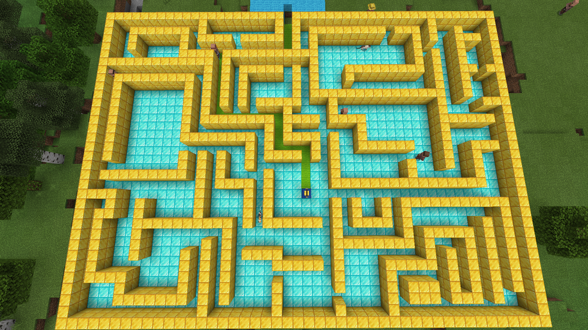 [1.8.1]Labyrinth v0.1 - создает случайные лабиринты в minecraft