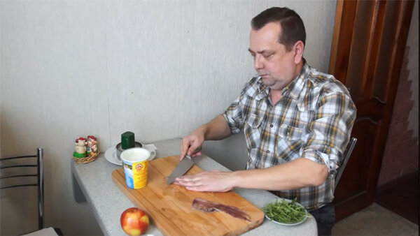 Филетирование сельди
