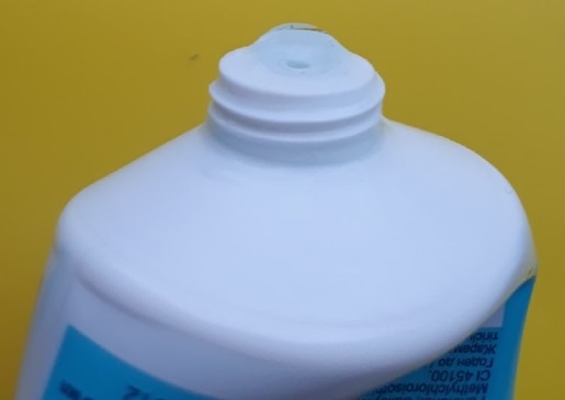 Вид геля изнутри тубы