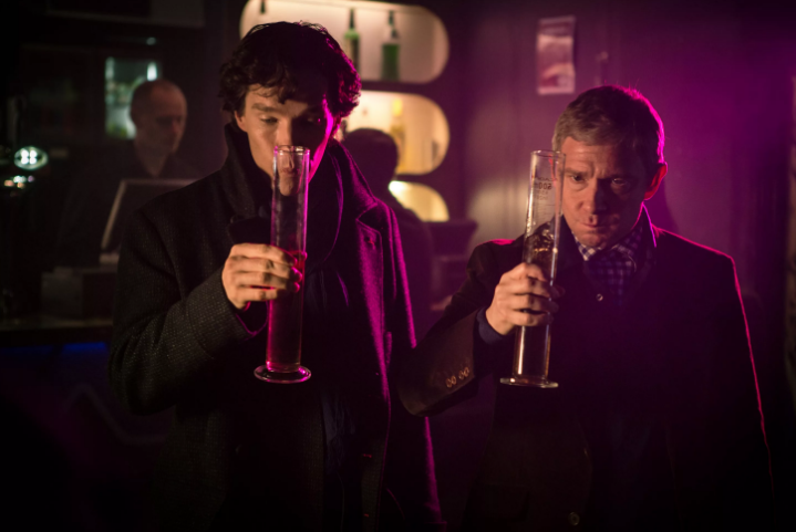 Кадр из сериала "Шерлок" взят из Интернета