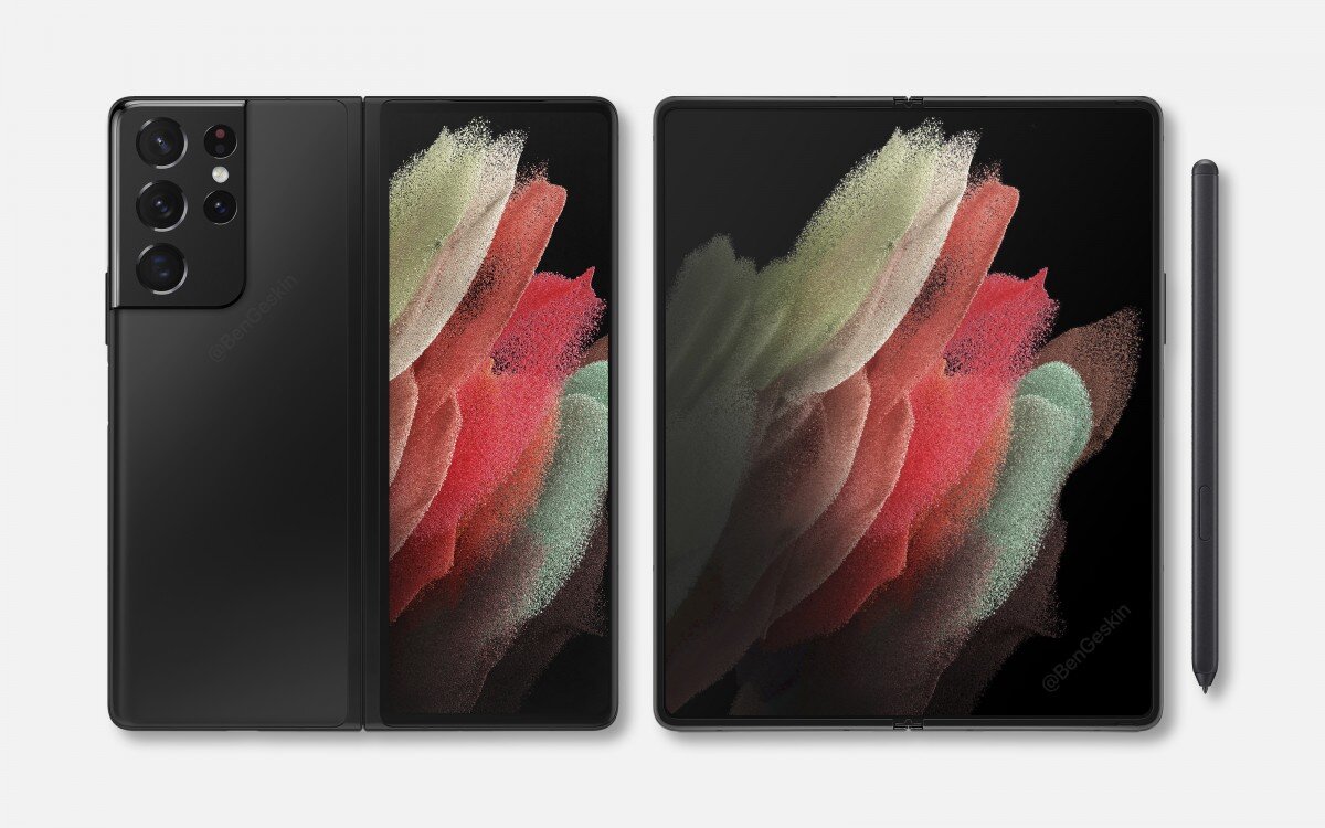 Рендер Galaxy Z Fold3