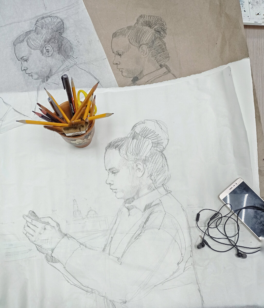 Калька для рисунка под акварель, 76х56