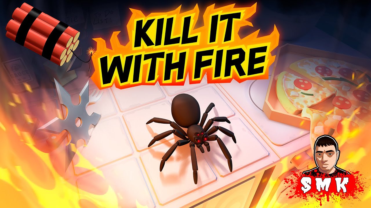 ЖУТКИЕ ПАУКИ ПРОТИВ ДИНАМИТА!ИГРА KILL IT WITH FIRE ПРОХОЖДЕНИЕ!ШОУ  ХРИПЛОГО!УБЕЙ ЭТО ОГНЁМ!ПРИКОЛЫ